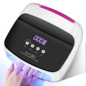 Lampe à ongles UV LED sans fil professionnelle 66 LED, machine à ongles en gel avec base amovible, 4 réglages de minuterie, outil professionnel rechargeable - Product Image 1
