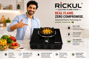 Cocina de Plasma Rickul de un Solo Quemador, 3.0KW, Superficie de Vidrio, Eficiencia Energética Clase A, Portátil, Garantía de 1 Año - Product Image 2