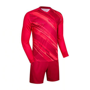 Maillots de football personnalisés, maillot de gardien de but pour hommes, uniforme de football à manches longues, short de football, protection en éponge pour l'entraînement. - Product Image 3