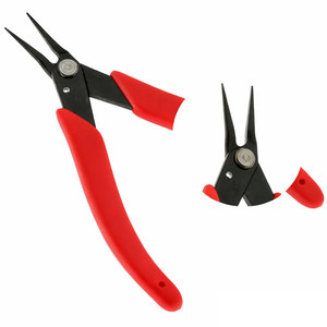 Alicates de Punta Plana de Alta Precisión, Herramienta de Joyería de Acero Inoxidable con Punta Fina para Abalorios, Manualidades y Profesionales - Product Image 6