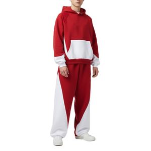 Ensemble de survêtement d'hiver pour homme, respirant, deux pièces, vêtements de sport décontractés, veste à fermeture éclair, pantalon de jogging, 100% coton, léger - Product Image 1