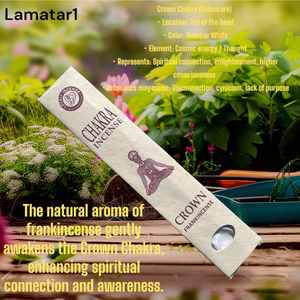 Hecho a mano Nepal corona Natural incienso sándalo Chakra palo incienso ecológico 8 pulgadas fragancia vigorizante única - Product Image 5