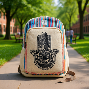 Mochila Escolar de Cáñamo y Algodón - Product Image 3