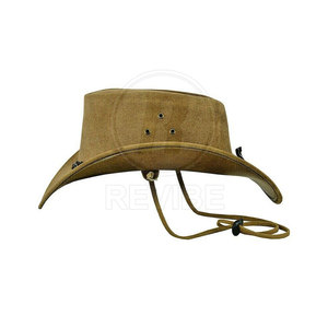 Premium Quality Leather <b>Hats</b> Pakistan Made Leather <b>Hats</b> Custom Design Leather <b>Hats</b> Made In Pakistan - Product Image 3