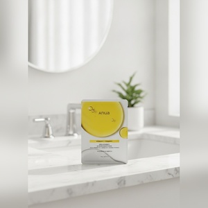 Sérum anti-imperfections GREEN LEMON VITA C avec Centella et Acide Hyaluronique, Hydratant en Feuille 25ml (10 PIÈCES) - Product Image 2