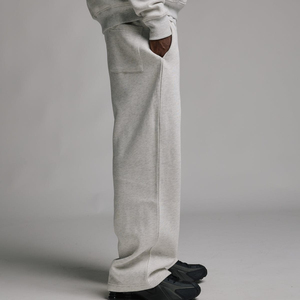 Pantalones Deportivos Casuales de Pierna Ancha, Transpirables, con Cierre de Cordón, de Felpa, al por Mayor, de Alta Calidad, 100% Algodón - Product Image 3