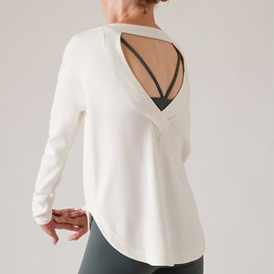 Camiseta de Yoga Holgada sin Mangas para Mujer, Transpirable, Ligera, de Secado Rápido, para Entrenamiento, Fitness, Deporte y Uso Casual - Product Image 4