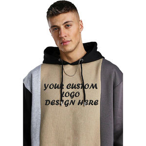 Sweat-shirts à capuche pour hommes à prix abordable, vente en gros, logo personnalisé, polaire, style décontracté, streetwear tendance - Product Image 3