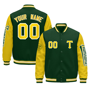 Veste d'hiver respirante et écologique en laine avec patchs chenille style hip-hop vintage, coupe-vent grande taille, vente chaude - Product Image 5