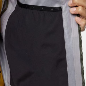 Chaqueta Impermeable con Capucha para Hombre, Diseño Color Block, Cierre de Cremallera, Ropa de Exterior, Corte Regular, Abrigo de Invierno - Product Image 6