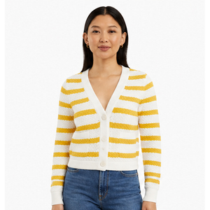 2026 V-Neck <b>Cardigan</b> Long Sleeve Knitted <b>Sweater</b> Autumn Style 100% Acrylic Button Front Regular Fit <b>Cardigan</b> <b>Sweaters</b> - Product Image 1