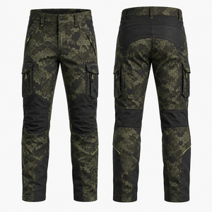 Pantalones de Caza Casuales para Hombre con Estampado de Camuflaje, Transpirables, Sin Mangas, para Exteriores, con Bolsillos Laterales, para Otoño, con Logotipo Frontal - Product Image 1