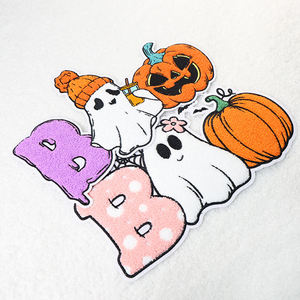 Wholesale Embroidery Patch Custom Fashion Applique Fabric Badge Heat Press Sew On Iron On for <b>Jackets</b> Hats Bags Garments - Product Image 1