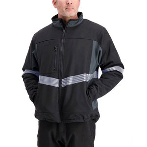 Manufacturer Outdoor Waterproof <b>Utility</b> <b>Men's</b> Softshell Winter <b>Jacket</b> With Reflective Stripes Workwear Style Softshell <b>Jacket</b> - Product Image 1