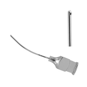 Extractor de Corteza Manual para Cirugía Oftálmica de Precisión, 21 mm con Puerto Lateral de 0.3 mm, Punta Arenada de Calibre 23 - Product Image 1
