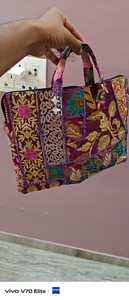 Handmade Patchwork Embroidered <b>Laptop</b> Bag Vintage Ethnic Fabric <b>Sleeve</b> for Office Travel and Daily Use - Product Image 5
