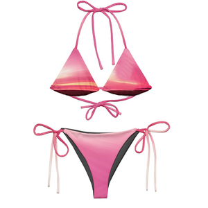 New Custom Unique Design Sexy Print Women Swimsuit 2 Piece Women <b>Bikini</b> Set - Product Image 1