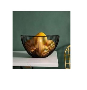 Corbeille à fruits décorative moderne en métal pour comptoir de cuisine, organiseur de rangement pour fruits, corbeille à fruits en fil métallique pour table à manger, maison - Product Image 1