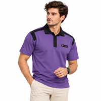 Kaos Polo Pique Pria Berkualitas Tinggi Logo Kustom Olahraga Kasual Pemasok Pakaian Grosir