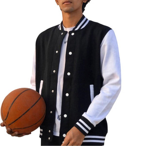 แจ็คเก็ตวาร์ซิตี้พรีเมียมสำหรับผู้ชาย คุณภาพสูง สไตล์เลตเตอร์แมนสำหรับวิทยาลัย ผู้ผลิต OEM ODM ขายส่งจำนวนมาก - Product Image 1