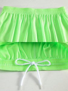 Ensemble de football pour hommes, maillot et short de football vert néon, tenue d'équipe pour l'entraînement et les matchs - Product Image 2