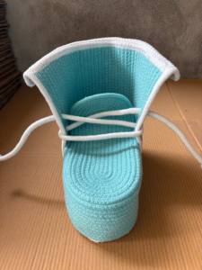 Cesto de Ropa Plegable de Algodón, Duradero, Sostenible y Moderno, con Tapa, Multiusos, de Gran Capacidad, Diseño que Ahorra Espacio para Uso Doméstico - Product Image 5