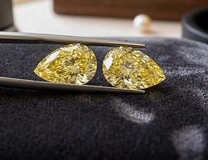 Vente en gros de diamants de laboratoire CVD certifiés IGI, 6 carats, forme poire, jaune VS1, coupe excellente, bijoux fins, bague de fiançailles, fournisseur en gros - Product Image 2