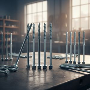 Tornillos de Cabeza Hexagonal de Acero al Carbono Galvanizado en Zinc Clase 4.8 y 6.8, Rosca Parcial, Métricos M6-M12, Estándar DIN/ANSI, Modelo PDC 13 - Product Image 1