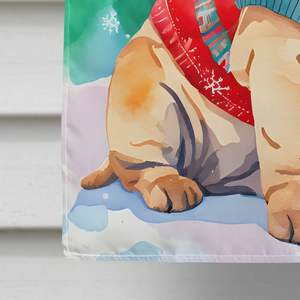 Bandera de Casa de poliéster Multicolor grande para Navidad Shar Pei, poste de manga de porche, cartel decorativo para patio, ilustraciones para colgar en la pared - Product Image 4