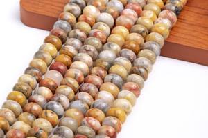 ลูกปัดหินอาเกตสีส้มธรรมชาติทรงรอนเดล เกรดพรีเมียม สำหรับทำเครื่องประดับ DIY สร้อยข้อมือ สร้อยคอ - Product Image 2