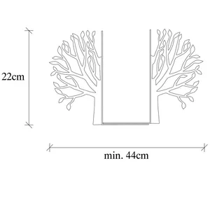 Escultura Decorativa de Jardín, Redonda, Moderna, Antigua, Hecha a Mano, de Aluminio Dorado, para Venta al Por Mayor - Product Image 4