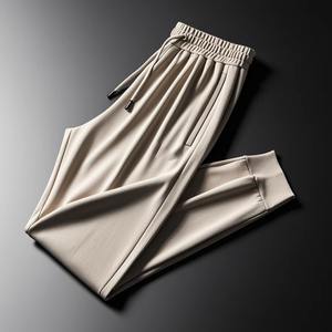 Pantalones de Vestir para Hombre, Corte Clásico, Elegantes y Cómodos, Mezcla de Algodón, Ideales para la Oficina y Looks Casuales - Product Image 6