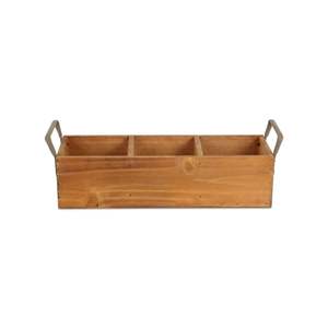 Nouveau support de rangement en bois artisanal à compartiments pour ustensiles de cuisine et outils d'artisanat, idéal pour l'organisation domestique - Product Image 1