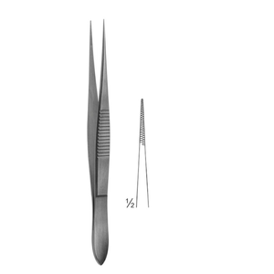Pinzas de Microdisección Finas de 100 mm |   Instrumentos Dentales Vitra de Acero Inoxidable de Primera Calidad - Product Image 1