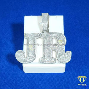 จี้ชื่อแบบกำหนดเอง "SHYNE" ประดับเพชรโมอิสซาไนต์ สร้อยคอฮิปฮอปชุบทอง เครื่องประดับหรูสำหรับผู้ชาย - Product Image 5
