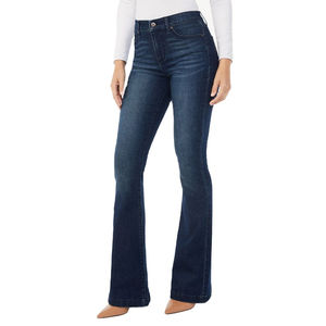 Pantalones Vaqueros de Mujer de Cintura Alta con Efecto Levanta Glúteos, Diseño Casual Ajustado, Elásticos y de Moda - ¡Venta Caliente! - Product Image 1