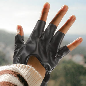 Gants de sécurité noirs mi-doigts pour la musculation et l'entraînement physique, vente en gros, gants de sport pour club et salle de sport - Product Image 5