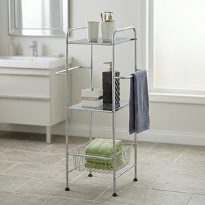 Best SALE EBay Wholesale Taiwan Household Storage Manufacturer Housewares Metal Kitchen Storage Organizer Rack Steel Tube - Product Image 2