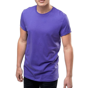 เสื้อยืดขายส่งแบบใหม่ ปรับแต่งได้ 100% ผ้าฝ้าย เสื้อยืดวินเทจสีดำทรงโอเวอร์ไซส์ ล้างสีแบบแอซิดวอช สำหรับผู้ชาย - Product Image 2
