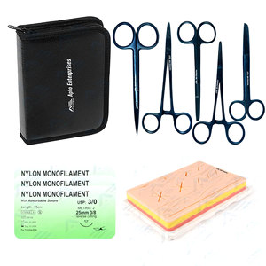 Complete Practice Surgical <b>Suture</b> <b>Kit</b> with Medic Instruments and Tools Manufacturer <b>Suture</b> <b>Kit</b> for Medical Students - Product Image 1