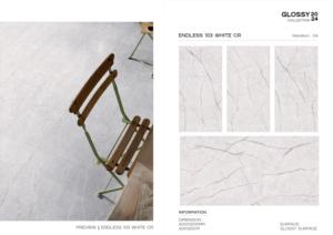 Carreaux de porcelaine polie et émaillée avec finition brillante, adaptés aux applications de revêtements de sol et de murs extensifs dans les intérieurs modernes. - Product Image 2