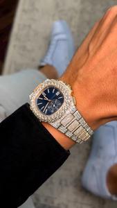 Vente en gros de montres en moissanite de style japonais de haute qualité pour collectionneurs, disponibles à prix de gros - Product Image 6