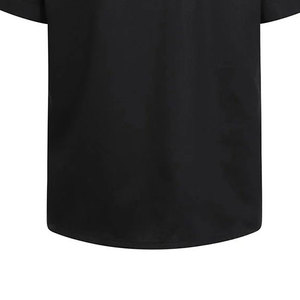 Customized <b>Men's</b> Gothic Industrial Short-Sleeve Shirt - Black Metal & Zipper Detail Top Factory Supplies - Product Image 3