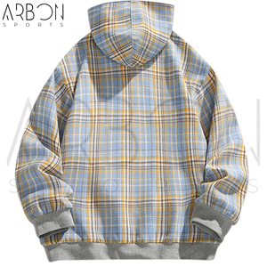 Bon Fournisseur Nouvelle Arrivée Vêtements d'extérieur Hommes Sweat à capuche réversible Double fermeture éclair Coupe-vent surdimensionné avec poches - Product Image 2