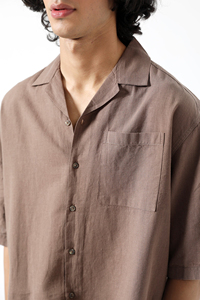 Chemise décontractée pour homme en flanelle, boutonnée, personnalisable (ODM), 100 % coton, manches trois-quarts, avec tissu satiné - Product Image 6