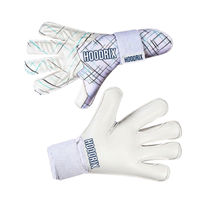 Custom Wears <b>Elite</b> Hybrid Match Goalie Mitts 4mm German Latex Finger Save Neoprene Double Wrap Adjustable Wrist <b>Strap</b> Full - Product Image 1