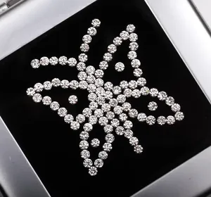Diamants en vrac certifiés IGI de 0,135 carats chacun, CVD HPHT, taille brillant ronde de 3,3 mm, cultivés en laboratoire, lot de 7 pierres, couleurs D/E/F, VVS+ - Product Image 1