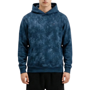 Sudadera con capucha para hombre, con efecto lavado ácido, forro y teñido anudado, manga larga, bolsillo canguro, estilo casual urbano, proveedor mayorista de ropa - Product Image 1