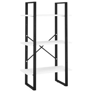 Mensola di stoccaggio in legno ingegnerizzato bianco 23.6 libreria "x 11.8" x 41.3" - Product Image 2