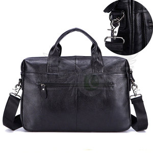 Sac pour ordinateur portable de voyage d'affaires en cuir véritable léger et durable pour documents professionnels et usage quotidien - Product Image 6